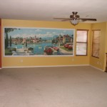 Loft view with outdated design Glendale Arizona REO fix up home