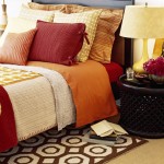 Pillows Resting on a Bed in Warm, Comfortable Bedroom